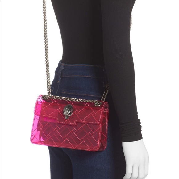 Transparent Kensington Pink Chain Strap Bag NWT - Picture 2 of 6